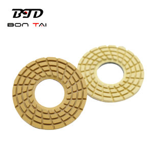 Tampons de polissage de sol en résine haute brillance Klindex 140mm personnalisables pour <span class=keywords><strong>pierre</strong></span> de granit et de marbre de quartz - Product Image 1