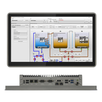 Panel PC Industrial con Pantalla Táctil de Aluminio Completo para Windows/Linux, 2.5GbE, Sin Ventilador, Intel Core I7, 6 Puertos USB para Automatización de Kioscos CNC
