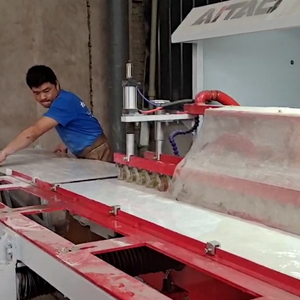 AITAO PLC Controlled CNC Router <b>for</b> Granite Ceramic <b>Tiles</b> <b>Corner</b> Profiling Polishing 36KW Power 80-1200mm Processing Width - Product Image 3