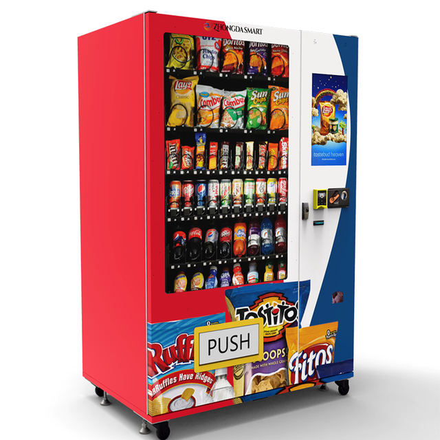 Self-Service Token Dispensing Refrigerated Vending Machines for Amusement Parks & Retail with SDK