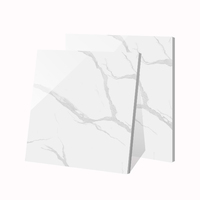 Carrelage en porcelaine 800x800mm entièrement émaillé, brillant, effet marbre, pour chambre et salon, vente en gros, approvisionnement direct usine