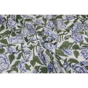 Tela Ligera de Algodón con Estampado Artístico, Tela Estampada a Mano, 100% Algodón, Material Decorativo para el Hogar, Tela para Tapicería - Product Image 6