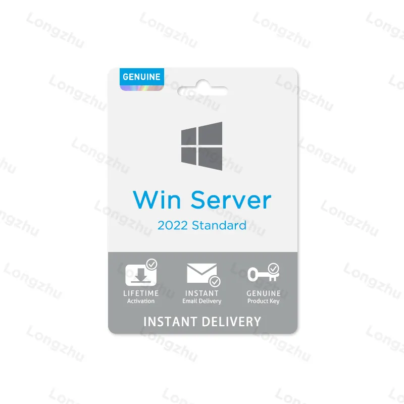 Win Server 2022 Clave estándar Digital 100% Activación en línea Win Server 2022 Licencia estándar Enviar por correo electrónico