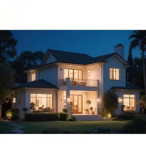 Luxury Light Steel Structure Villa with Mid-Century Modern Design, 41-80 MPH Wind Resistance - Product Image 3