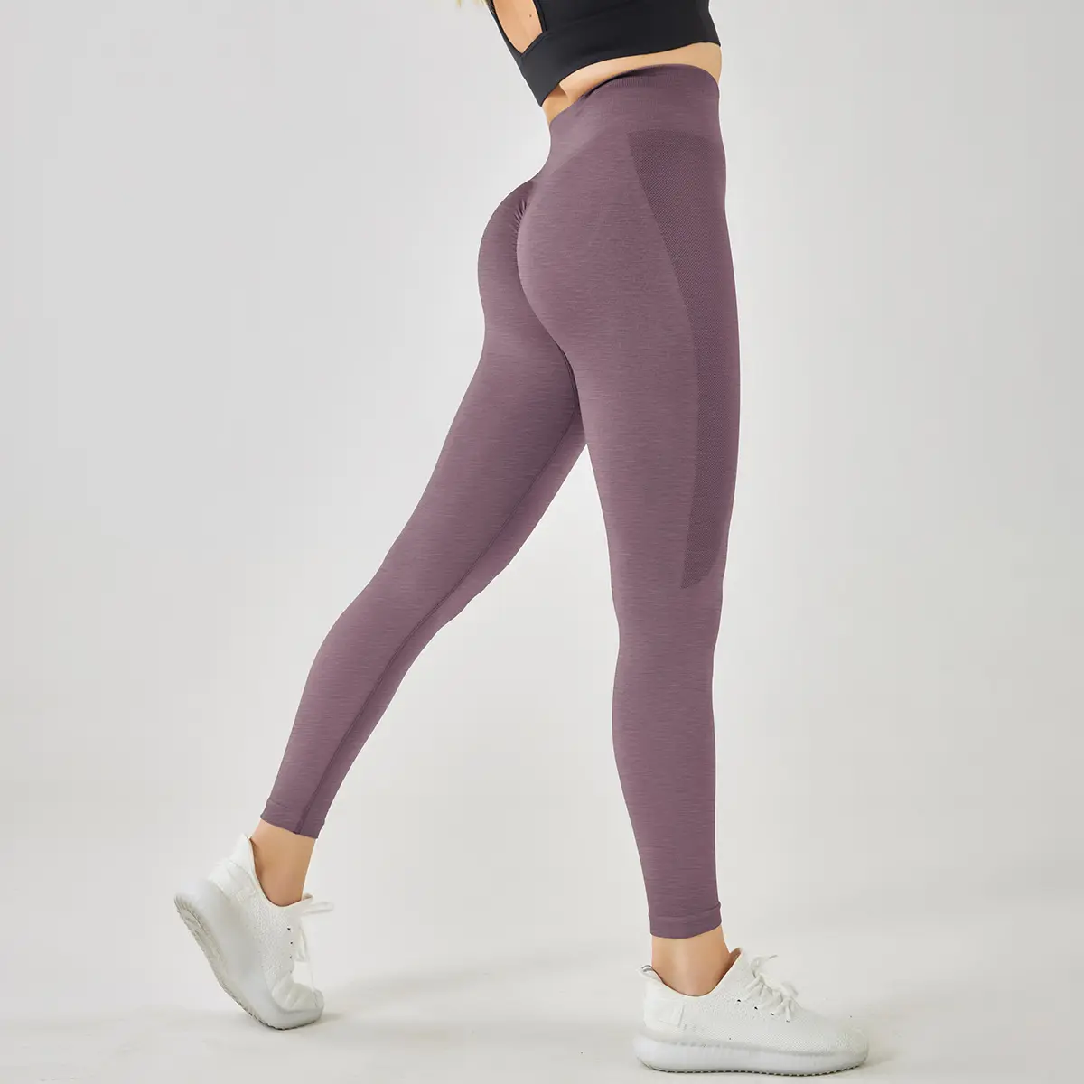 Spring And Summer Breathable Sports Fitness Running Sexy Active Wear Pants Women High Waist Gym Tights Workout Seamless Leggings