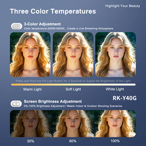 Moniteur universel d'écran de rétroprojection pour caméra arrière et selfies, compatible Apple iPhone 17 Pro Max et <span class=keywords><strong>Samsung</strong></span>, pour l'<span class=keywords><strong>enregistrement</strong></span> de vlogs et la diffusion en direct - Product Image 6