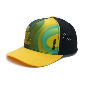 Custom 5 Panel Sublimated Front Panel Multi-Color Unique Designs Laser Cut Baseball <b>Cap</b> for Men <b>Women</b> - Product Image 1