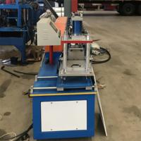Machine de profilage à froid pour portes à persiennes métalliques en acier, portes à battants, matériaux de construction, avec commande PLC et partie de découpe par poinçonnage
