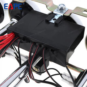 Corne à air pour camion de musique OE 317, chrome, 6 tuyaux, 8 sons, électronique, 12V ou 24V - Product Image 4