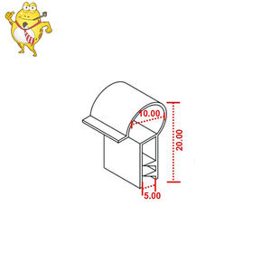 LAOHAMA, Заводская Прозрачная ПВХ, ценовые этикетки, зажим, полка, Проволочная Корзина, супер держатель знака для супермаркета - Product Image 3