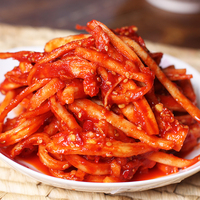 Kimchi Coreano Tradicional Orgánico de NIRA Platycodon en Salmuera con Sabores Picantes y Sabrosos