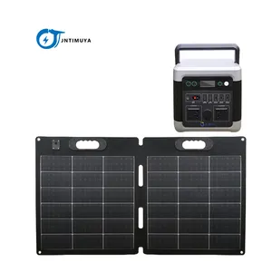 JNTIMUYA Universal Folding Solar Panel Solar Panel Foldable Bag 100w 300W 500W Solar Panel Foldable Container