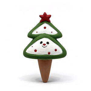 Estacas de Riego de Terracota con Forma de Árbol de Navidad, Estacas de Riego Automático con Forma Personalizada para Botellas de <span class=keywords><strong>Vino</strong></span>, para Plantas y Flores - Product Image 3