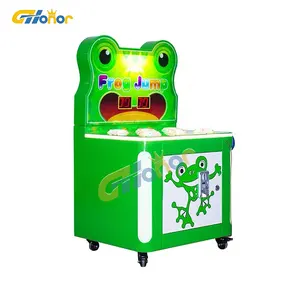 Mesin Permainan Mini Frog Anak Reck-A-mole, Mesin Permainan Mini Katak Dioperasikan dengan Koin untuk Anak