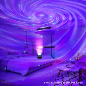 별 소용돌이 성운 불꽃 물 패턴 별이 빛나는 하늘 프로젝션 빛 어린이 침실 장식 분위기 야간 조명 - Product Image 3