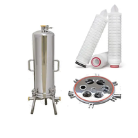 Boîtier de filtre à eau sanitaire en acier inoxydable de 10 pouces, entrée de 20 pouces, diamètre de 38 mm, pour filtre PP/PES/PTFE