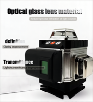 Niveau laser professionnel 4d 16 lignes vert autonivelant 360 faisceau vert droit/inclinaison laser de niveau 16 lignes