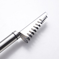 Nieuwe Ontwerp Roestvrij Staal Cleaning Fish Skin Schrapen Schalen Schaven Snelle Weegschalen Peeling Vis Schaal Remover