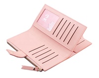 Dompet Panjang Wanita Pu Dompet Ritsleting untuk Wanita Dompet Clutch