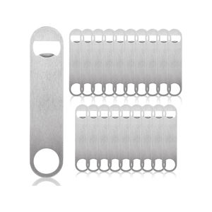 Abridor de Botellas Plano de Acero Inoxidable al por Mayor para Bar, Bartender, Hombres, Mujeres, Cocina, Fiesta, Restaurante - Product Image 1