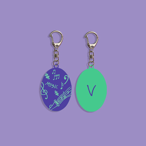 Venta al por mayor de llaveros de recuerdo de acrílico y PVC con estampado UV de dibujos animados de marca, accesorios decorativos, colgante de estrella - Product Image 4