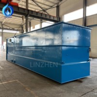 MBBR Automatische Professionele Efficiënte Biologische Rioolwaterzuiveringsinstallatie met Pomp Media Motor 500m/d