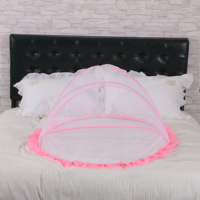 Moustiquaire pliable personnalisée sans installation, moustiquaire pliable pratique pour lit simple