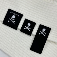 Étiquette de vêtement de haute qualité, étiquette tissée personnalisée, étiquette de pliage Manhattan personnalisée pour vêtements, étiquette de ourlet pour t-shirt.