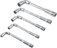 Clé à douille coudée en L, clé à douille traversante, outils de réparation automobile, clé à patte de corbeau en L