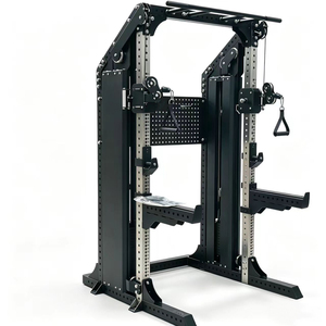 Machine à poulies double réglable professionnelle, appareil de <span class=keywords><strong>musculation</strong></span> multifonctionnel à câbles pour l'entraînement complet du corps, crossover de poitrine et d'épaules - Product Image 1
