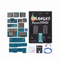 Orange5 V1.35 Orange 5, Appareil de Programmation Professionnel avec Kit Complet d'Adaptateurs, Programmeur Auto OBD2