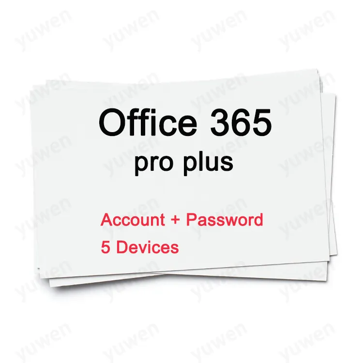 Licença Office 365 Ativação Online Conta + Senha Office 365 Plus Pro Pela Página de Chat