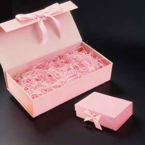 Caja de Regalo Magnética, Reciclable, Rígida, Personalizable y Hecha a Mano con Tapa con Lazo para Cumpleaños, Bodas y San Valentín - Product Image 2