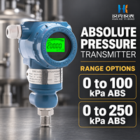 Transmetteur de pression absolue intelligent 4-20mA HART IP67 avec écran LCD pour contrôle industriel, boîtier en alliage d'aluminium moulé