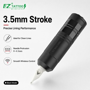 Machine à tatouer sans fil EZ <span class=keywords><strong>EvoTech</strong></span> S, stylo rotatif à entraînement direct, moteur suisse, batterie 1520 mAh pour traçage, ombrage et coloration. - Product Image 2