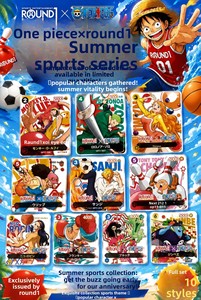 Boîte mystère japonaise OPGC ROUND1 pour la collaboration Straw Hat Crew <span class=keywords><strong>Luffy</strong></span> Zoro Chopper, pack de cartes P en papier - Product Image 3