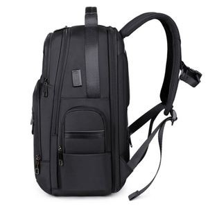 Wholesale Multi Function 1680D Black Backpack Multi Pocket Usb <b>Laptop</b> Bag for Travel Fashion Vintage City Business Commute Bag - Product Image 2