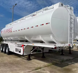 Semirremolque Cisterna de Agua de 3 Ejes y 42000L, Semirremolque Cisterna para Líquidos, Tanque de Combustible Diésel - Product Image 1