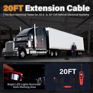 Autel PowerScan PS100 2.0 ô tô mạch <span class=keywords><strong>Tester</strong></span> 12-24V mạch điện probe công cụ tự động điện Ngắn Mở mạch công cụ - Product Image 4