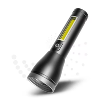 Lampe torche LED COB XHP50 multifonctionnelle et zoomable, 4 modes d'éclairage, puissante, rechargeable par USB, pour le camping et les situations d'urgence