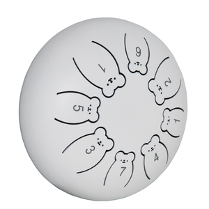 Tambor Etéreo de 6 Pulgadas de Acero Inoxidable, Tambor de Lengüetas de Acero, Tambor Musical para Olvidar las Preocupaciones - Product Image 6