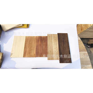 Tablas de Madera Maciza Marrón Oscuro Quemado, Rectangulares, Tamaño Personalizable para Exportación - Product Image 3