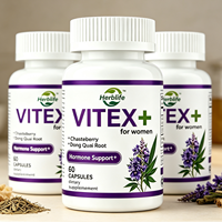 Vente en gros usine OEM – Complément alimentaire à base d'extrait de baies et de graines, capsules de Gattilier (Vitex) pour le soutien de l'équilibre hormonal féminin