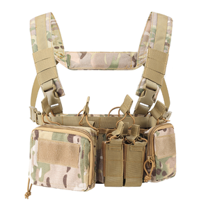 DFV904 CS MatchTCM Chaleco Táctico con Arnés de Pecho, Bolsa para Cargadores, Funda, Sistema Molle, de Nylon, para Uso en Exteriores, Cosplay y Uniformes - Product Image 1