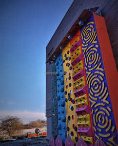 อุปกรณ์สนามเด็กเล่นในร่มอุปกรณ์ปีนกำแพงกำแพงปีนเขาขนาดใหญ่สำหรับมืออาชีพ - Product Image 6