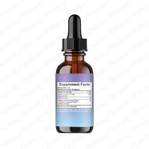 OEM Marke Natürliches Melatonin Flüssig-Tropfen 60ml Schlaf-Nahrungsergänzungsmittel mit <span class=keywords><strong>Vitamin</strong></span> D3 L-Theanin Holunderbeerextrakt - Product Image 2