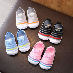 2023 primavera autunno traspirante neonato primo passo antiscivolo bambino bambino bambino scarpe Casual con suola in gomma - Product Image 2