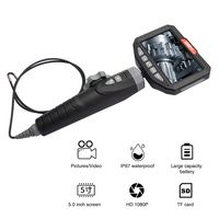 Boroscopio de Video Articulado Profesional 1080P con Captura de Fotos y Zoom Digital para Inspección de Válvulas de Admisión y Carbono