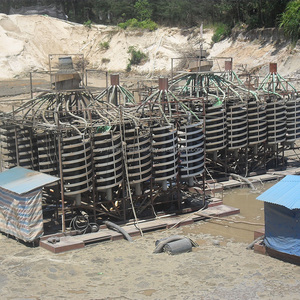 Phục hồi cao đồng <span class=keywords><strong>Chrome</strong></span> ilmenit quặng tách máy móc khai thác mỏ trọng lực tách xoắn ốc tập trung xoắn ốc máng - Product Image 3