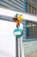 Palan à chaîne personnalisable en usine de gourde en acier tiré à la main bleu avec hauteur de levage personnalisée ODM/OEM